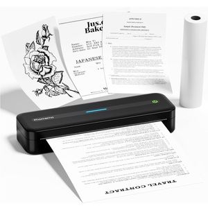 Phomemo M832 Portable Printer,Upgrade Portable Printers Wireless for Travel,
